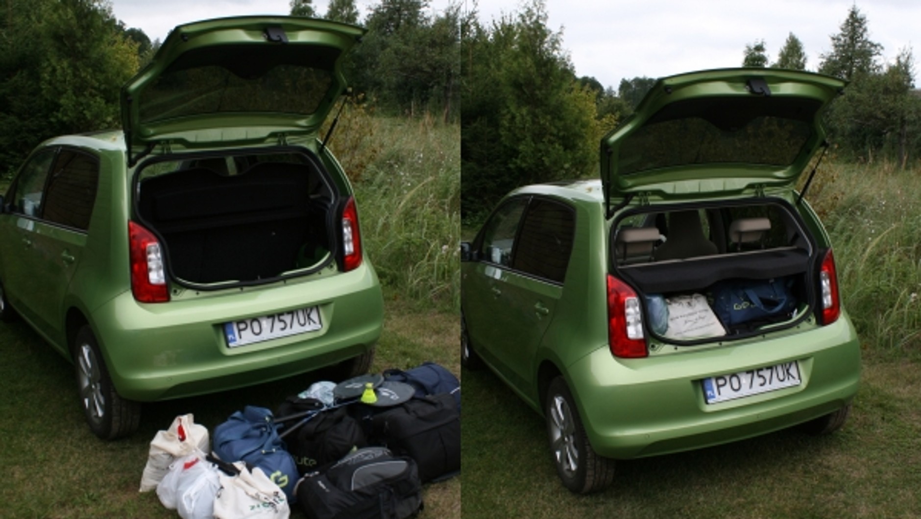 Skoda Citigo - bagaże