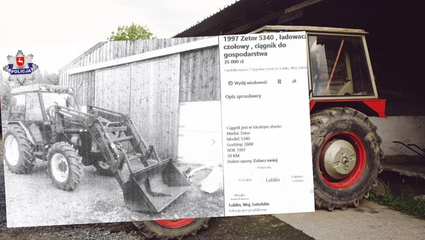 Rolnik okazyjnie "kupił" ciągnik przez internet. Zapłacił 38 tys. zł i nigdy go nie zobaczy
