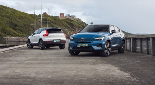 Volvo C40 i XC40 Recharge na Bornhomie czyli sposób na relaks