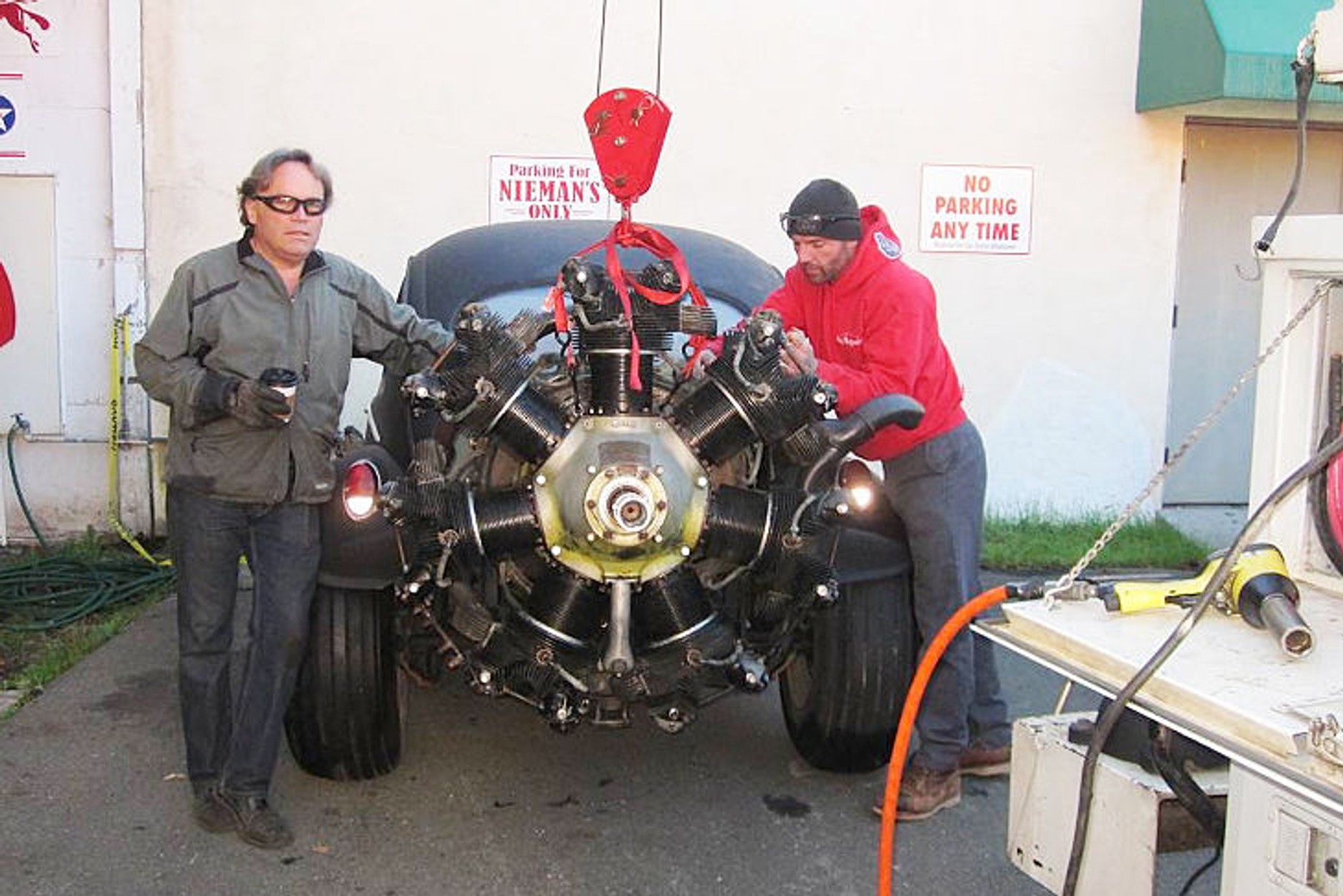 VW Garbus napędzany silnikiem lotniczym