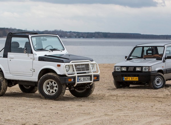 Fiat Panda 4x4 kontra Suzuki SJ 413 - japoński wojownik i Kung Fu Panda