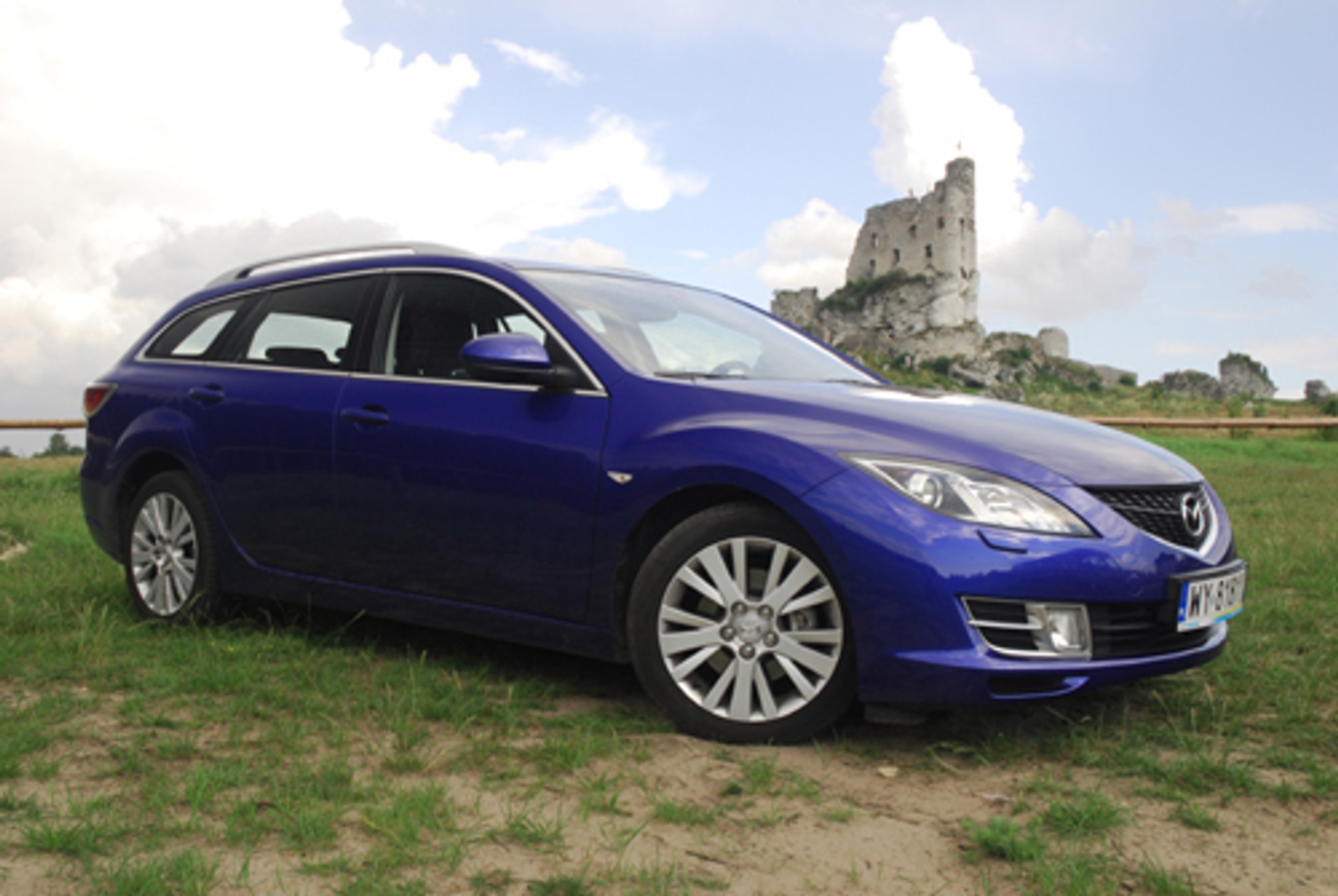 Mazdą 6 kombi na jurze - Orle Gniazda nie tylko dla  orłów