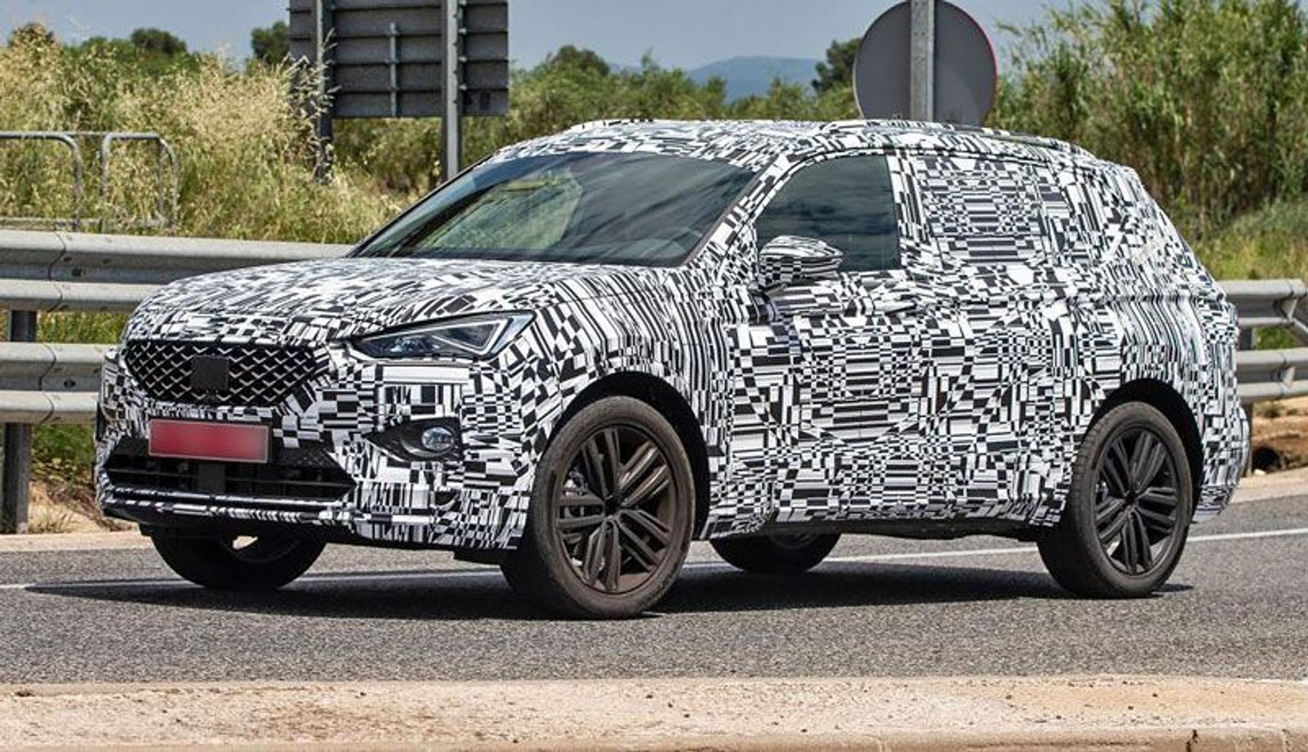 Seat Tarraco podczas jazd testowych