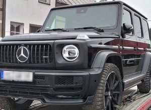 Policja odnalazła Mercedesa z Niemiec wartego ponad milion złotych