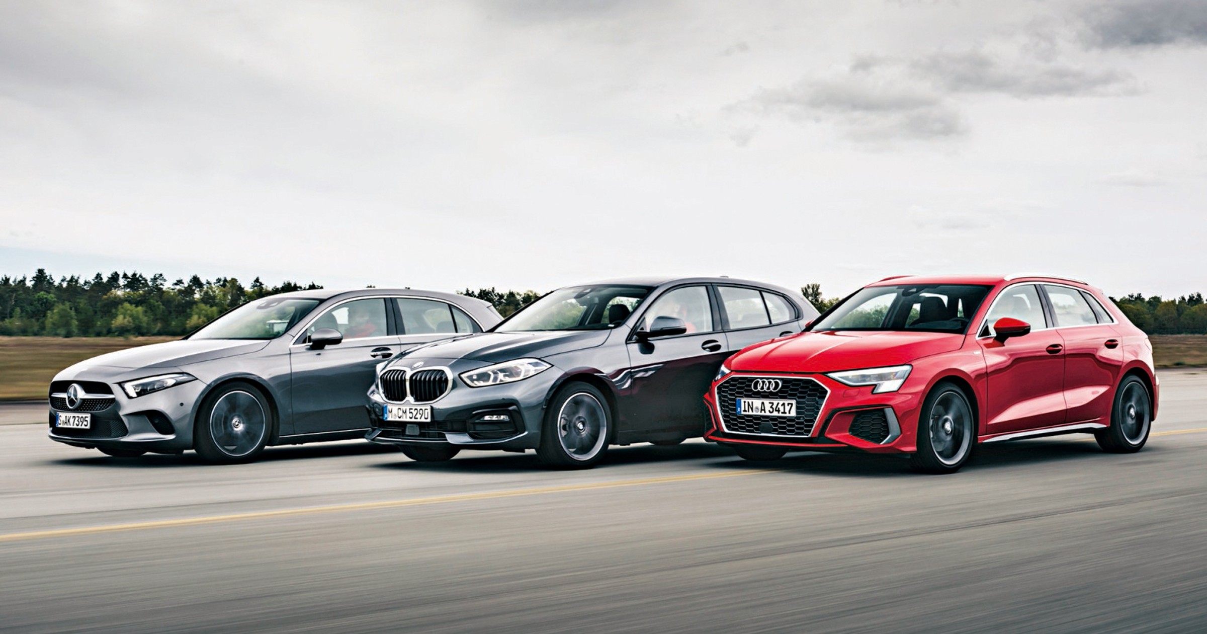 Porównanie: nowe Audi A3 kontra BMW serii 1 i Mercedes klasy A