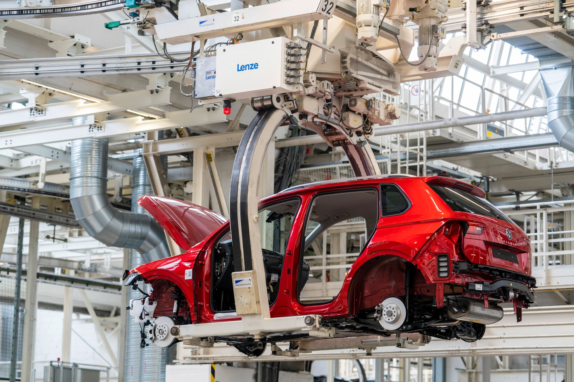 Linia produkcyjna Volkswagena Tiguana
