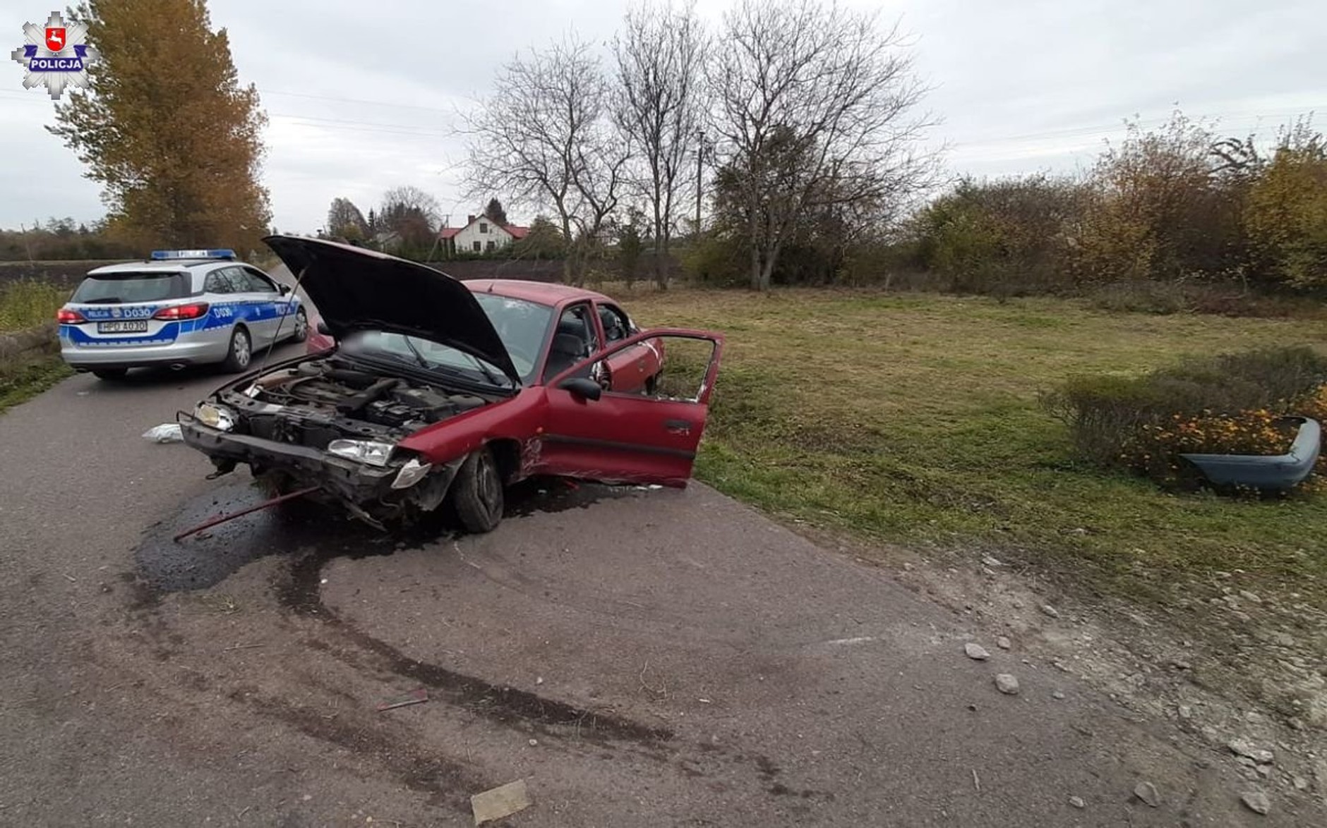 Wypadek w miejscowości Łotoszyny