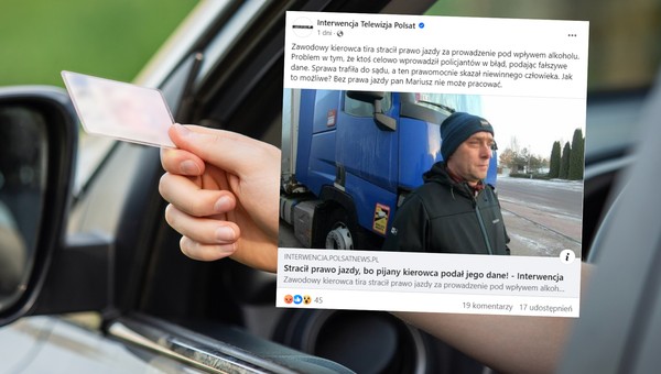 Stracił prawo jazdy przez pijanego kierowcę. Teraz nie może wrócić do pracy. "Zostało popełnione przestępstwo"