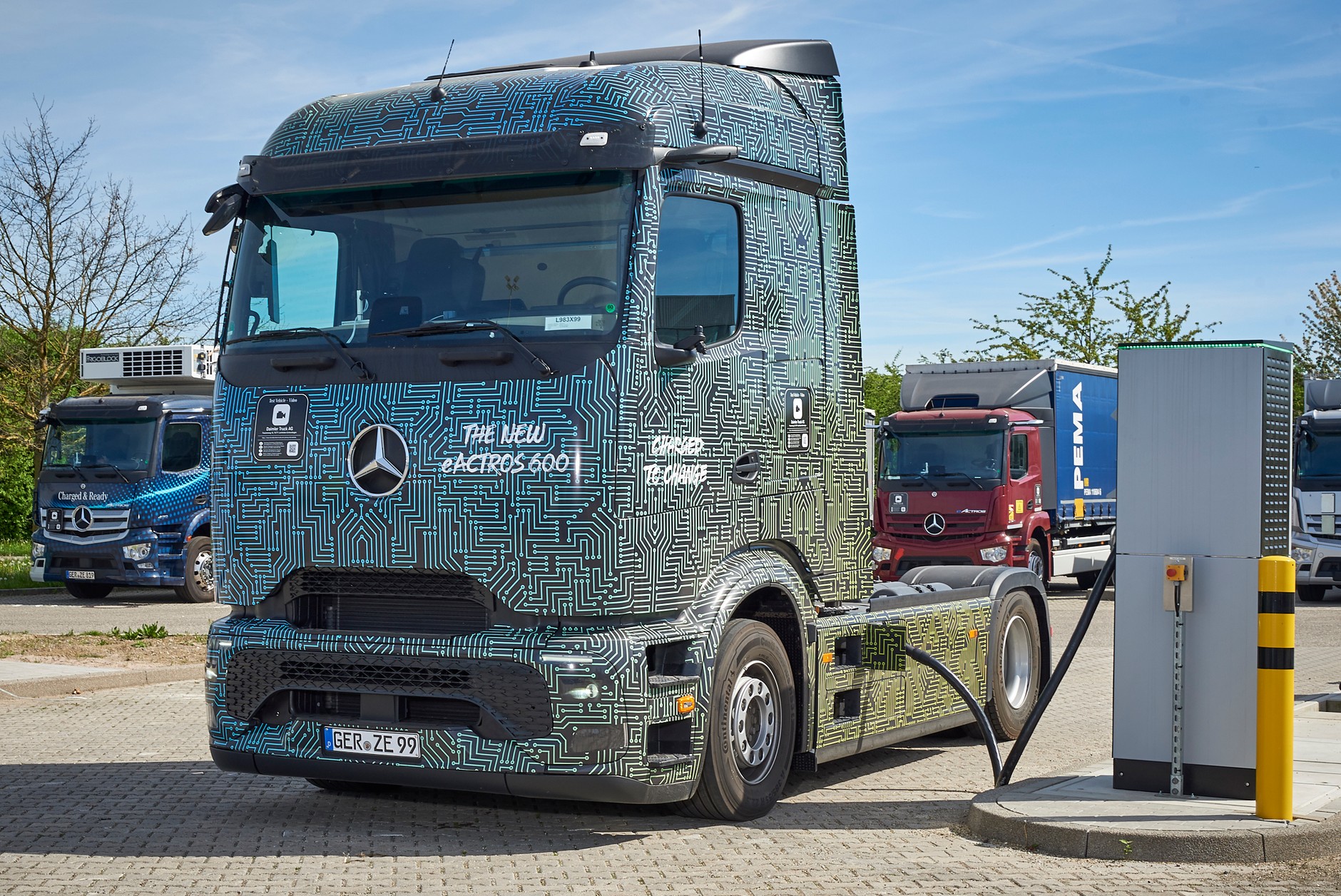 Prototypowy Mercedes-Benz eActros 600