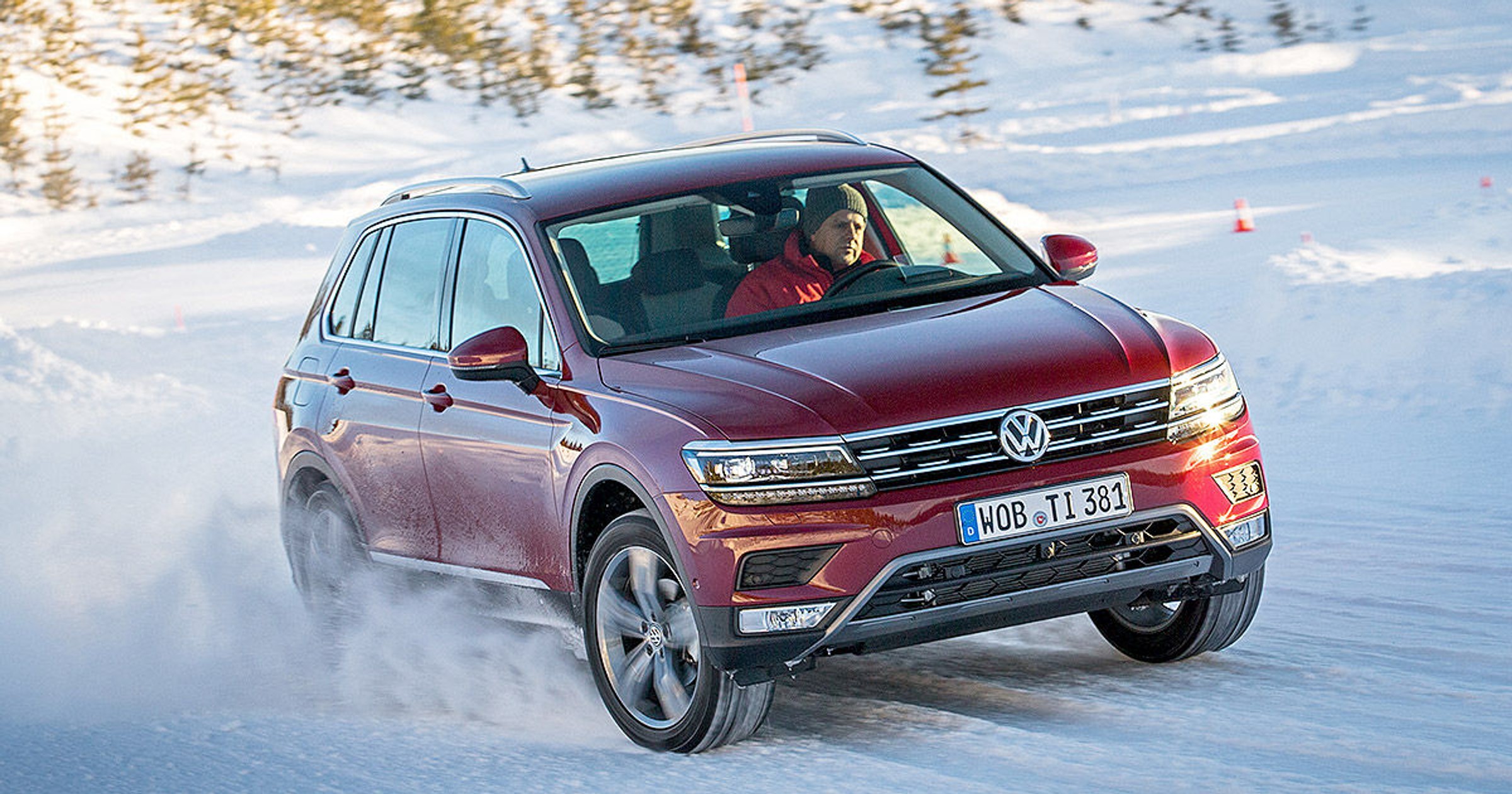 Nowy Volkswagen Tiguan - stabilny nawet na lodzie