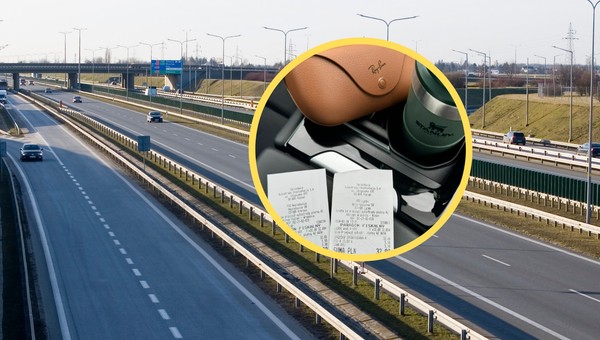 Kierowca pokazał, ile zapłacił za przejazd autostradą A2 (fot. screen: twitter.com/@norbertcala)