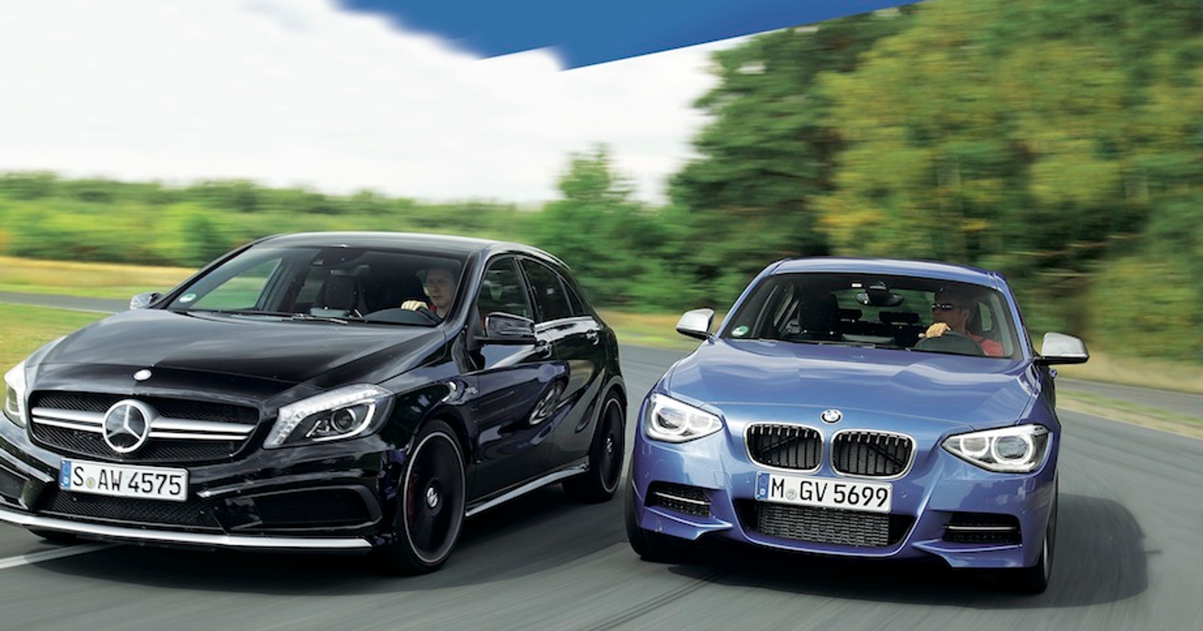 Mercedes A 45 AMG i BMW M135i xDrive