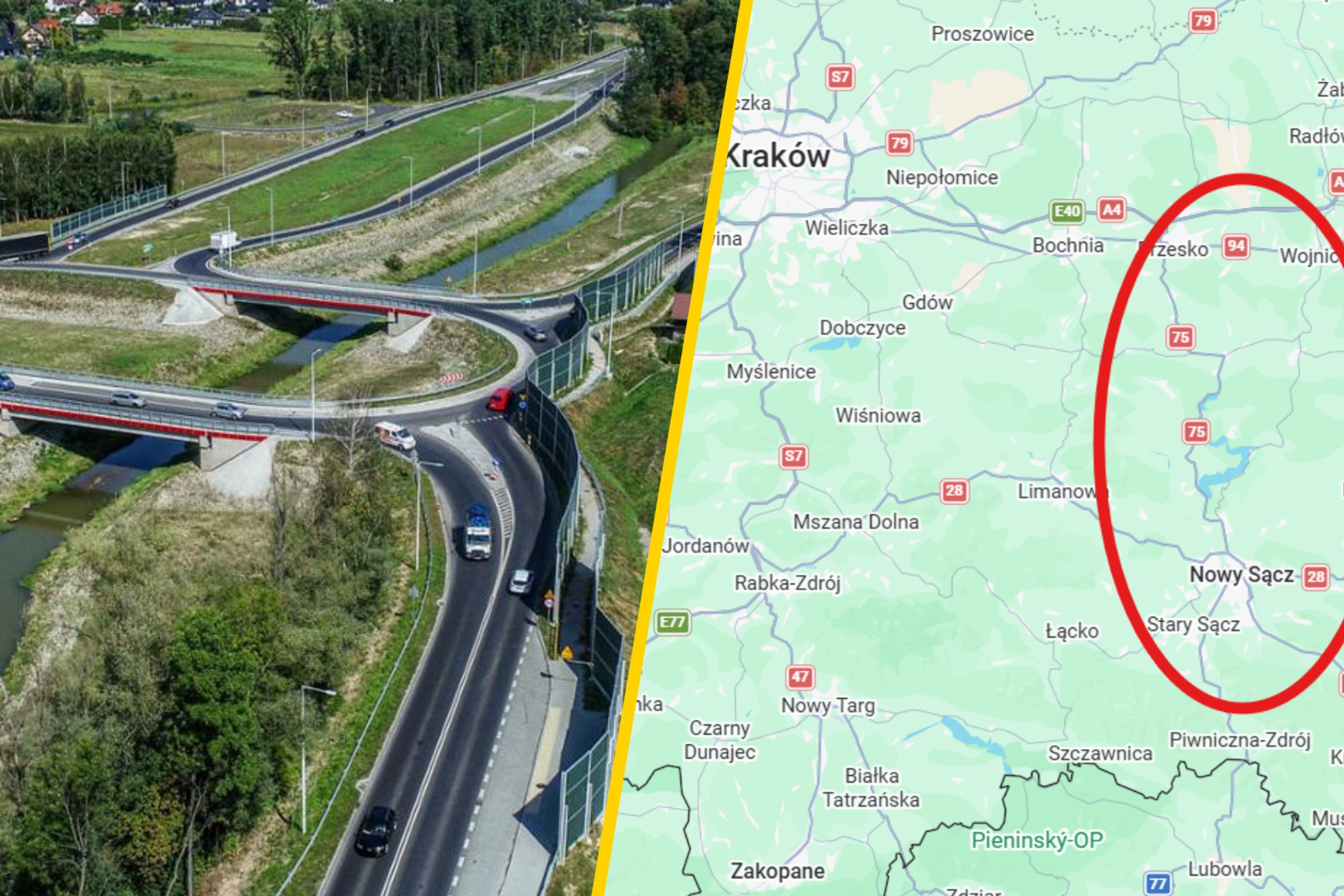 Będzie nowa "sądeczanka". 14 firm walczy o kontrakt. Droga za 23 mln zł