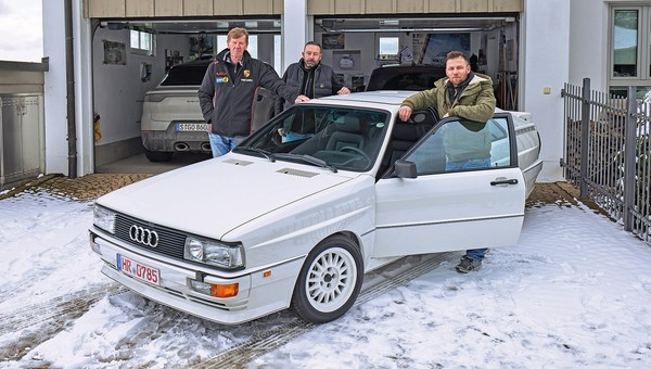 Audi quattro — samochód służbowy Waltera Röhrla uratowany