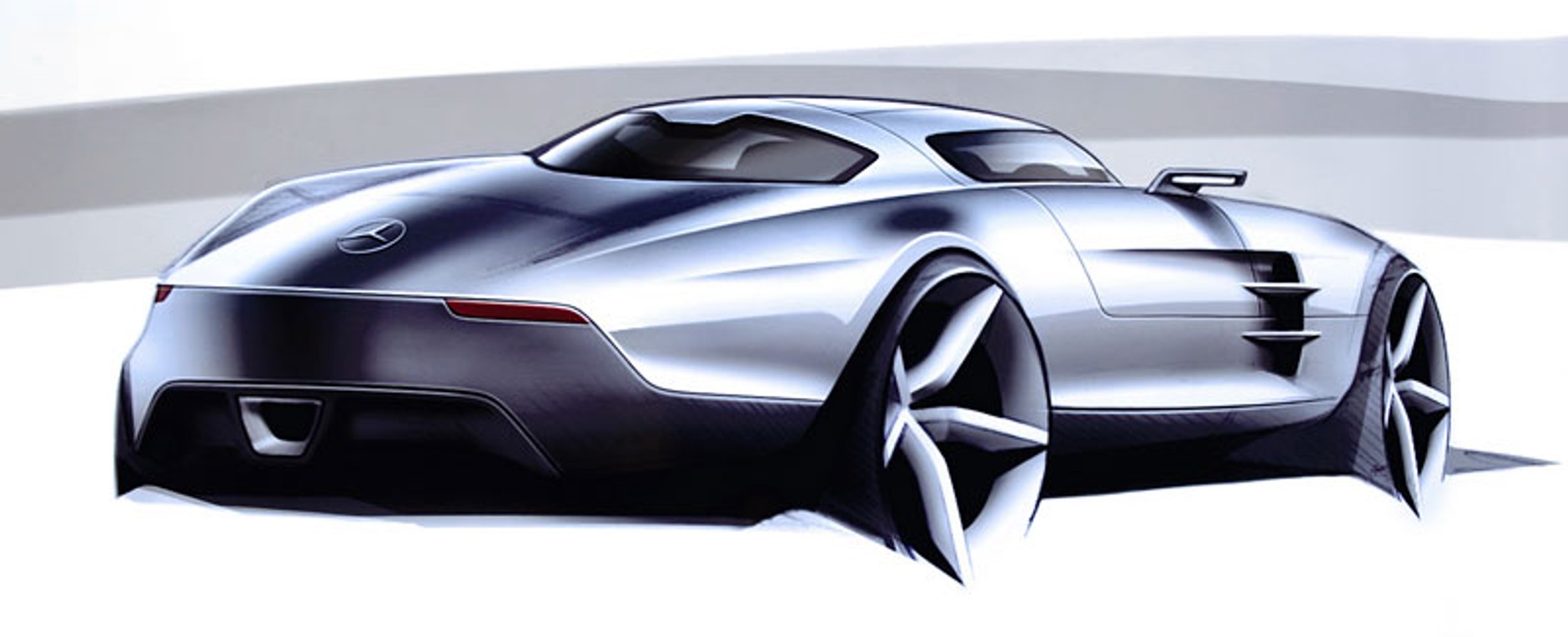 Zdjecia szpiegowskie: Mercedes-Benz SLS AMG - model oficjalnie potwierdzony, także z silnikiem elektrycznym (392 kW, 880 Nm)