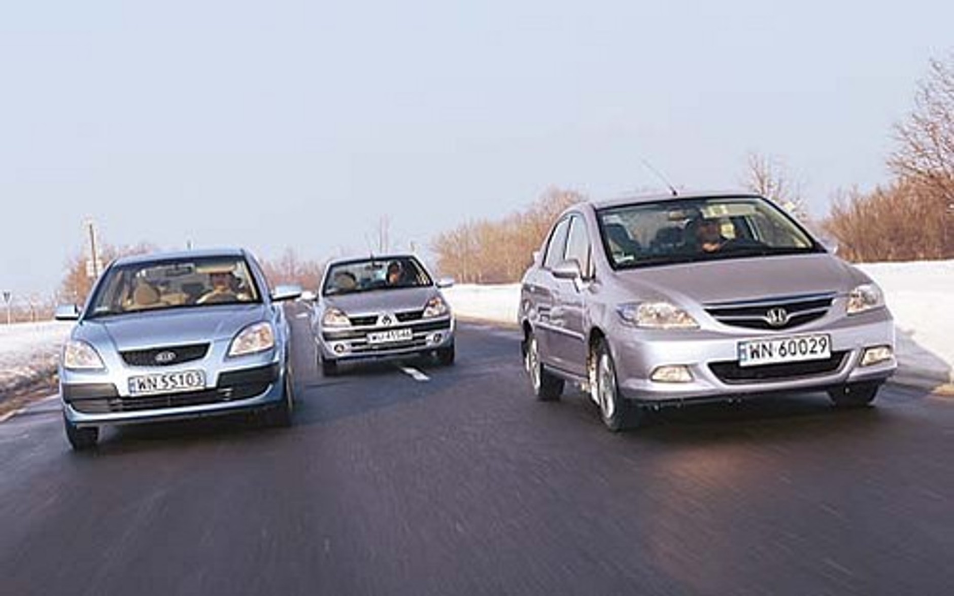 Honda City, Renault Thalia, Kia Rio - Małe sedany nadal popularne