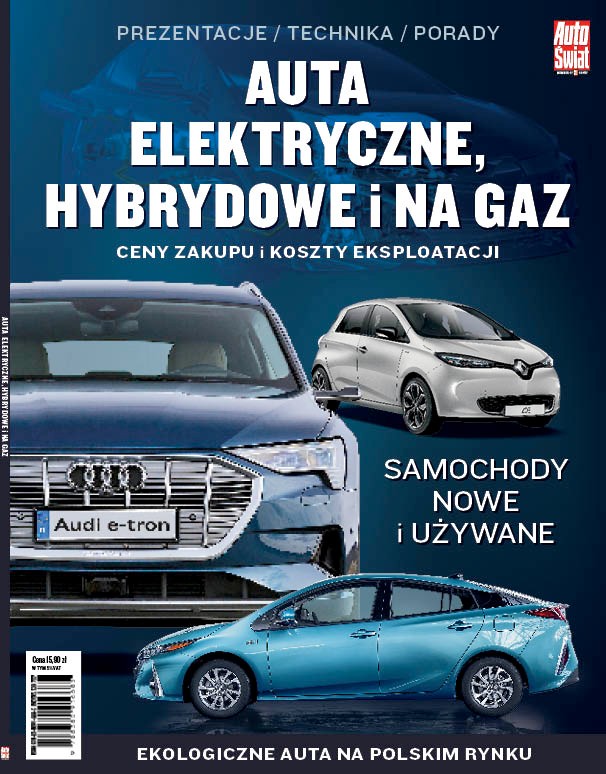 Na rynku pojawiła się nasza najnowsza książka: "Auta elektryczne, hybrydowe i na gaz". Prezentujemy pełną ofertę takich samochodów, dostępnych na naszym rynku. Nie brakuje też przeglądu używanych modeli oraz zagadnień związanych z techniką oraz eksploatacją. Zapraszamy do lektury!
