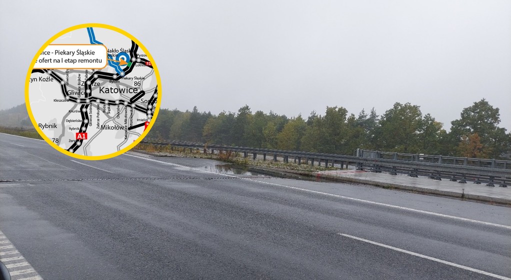 Pofałdowana nawierzchnia na A1