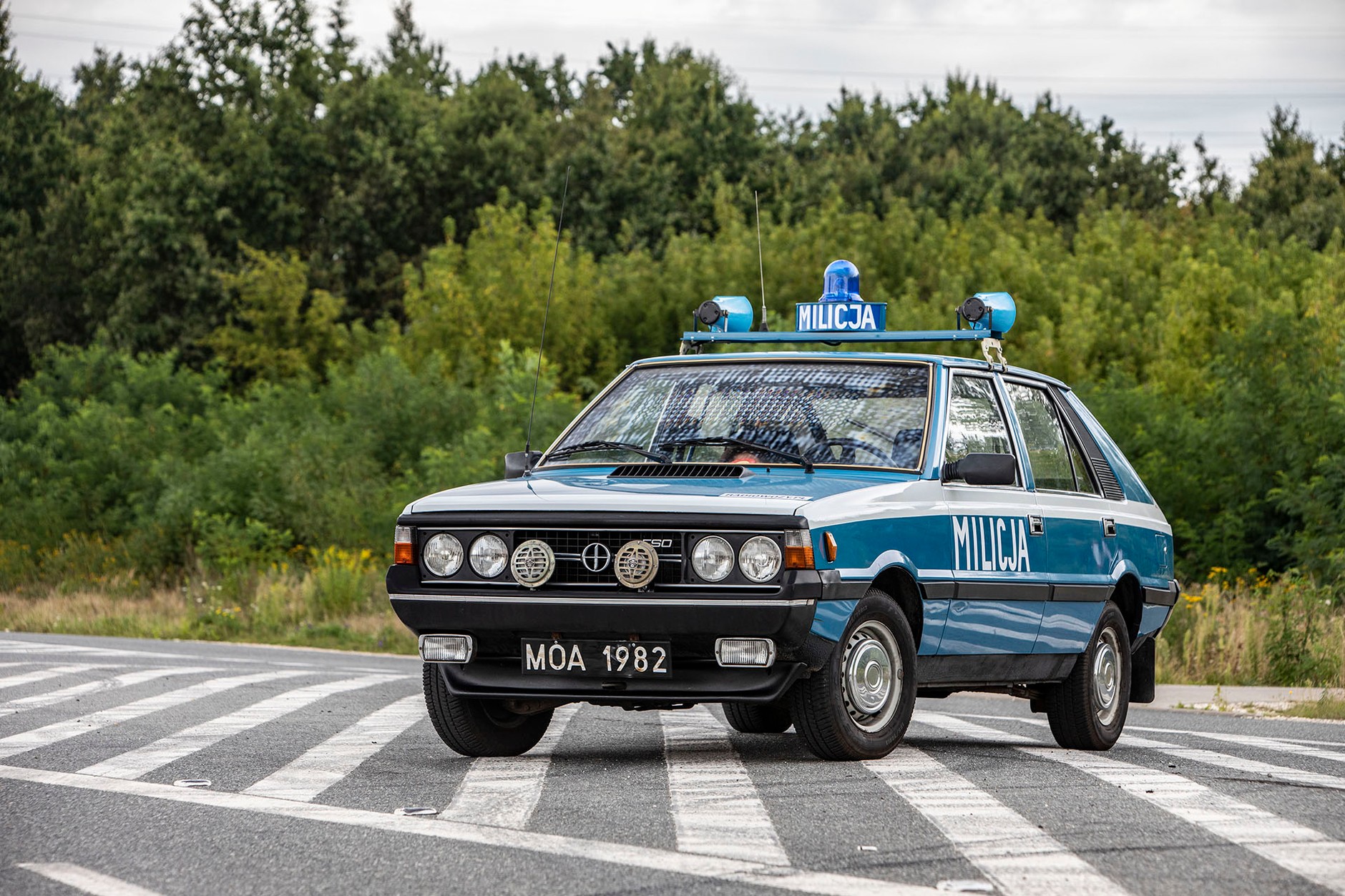 W 1976 r. dla samochodów milicyjnych zarezerwowano litery MO