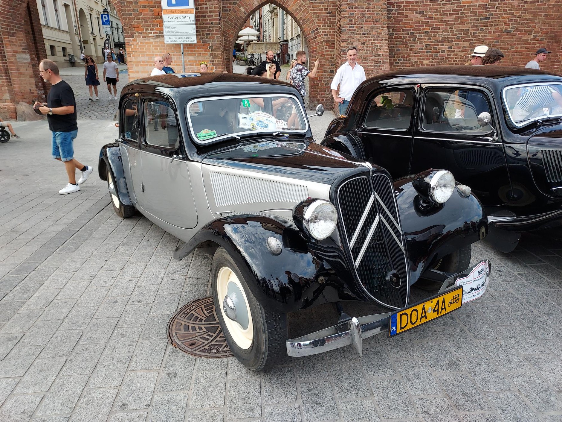 Zlot Citroenów w Toruniu