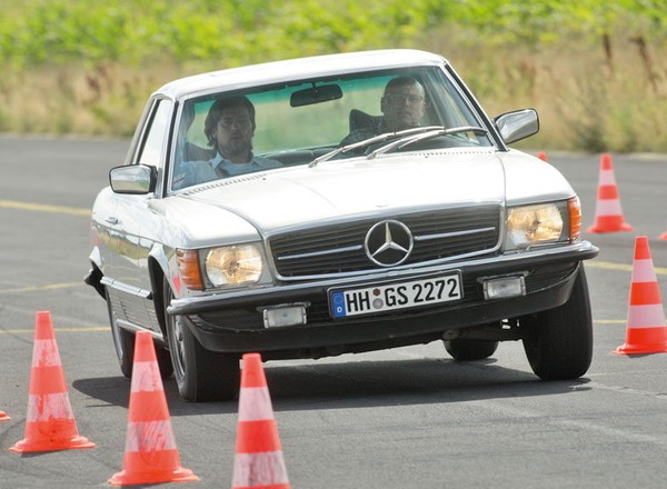 Mercedes 450 SLC 5.0 - poduszkowiec czy rajdówka?