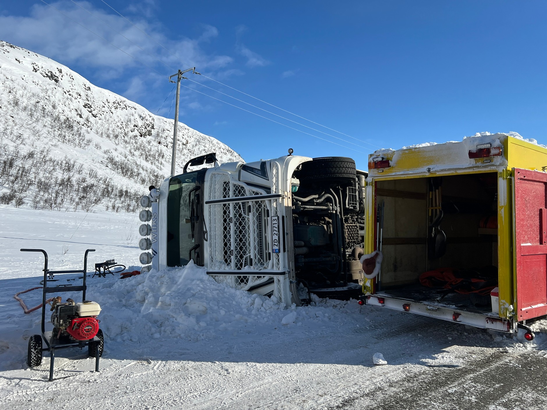 Warunki drogowe w Norwegii okazały się trudniejsze, niż można było sądzić