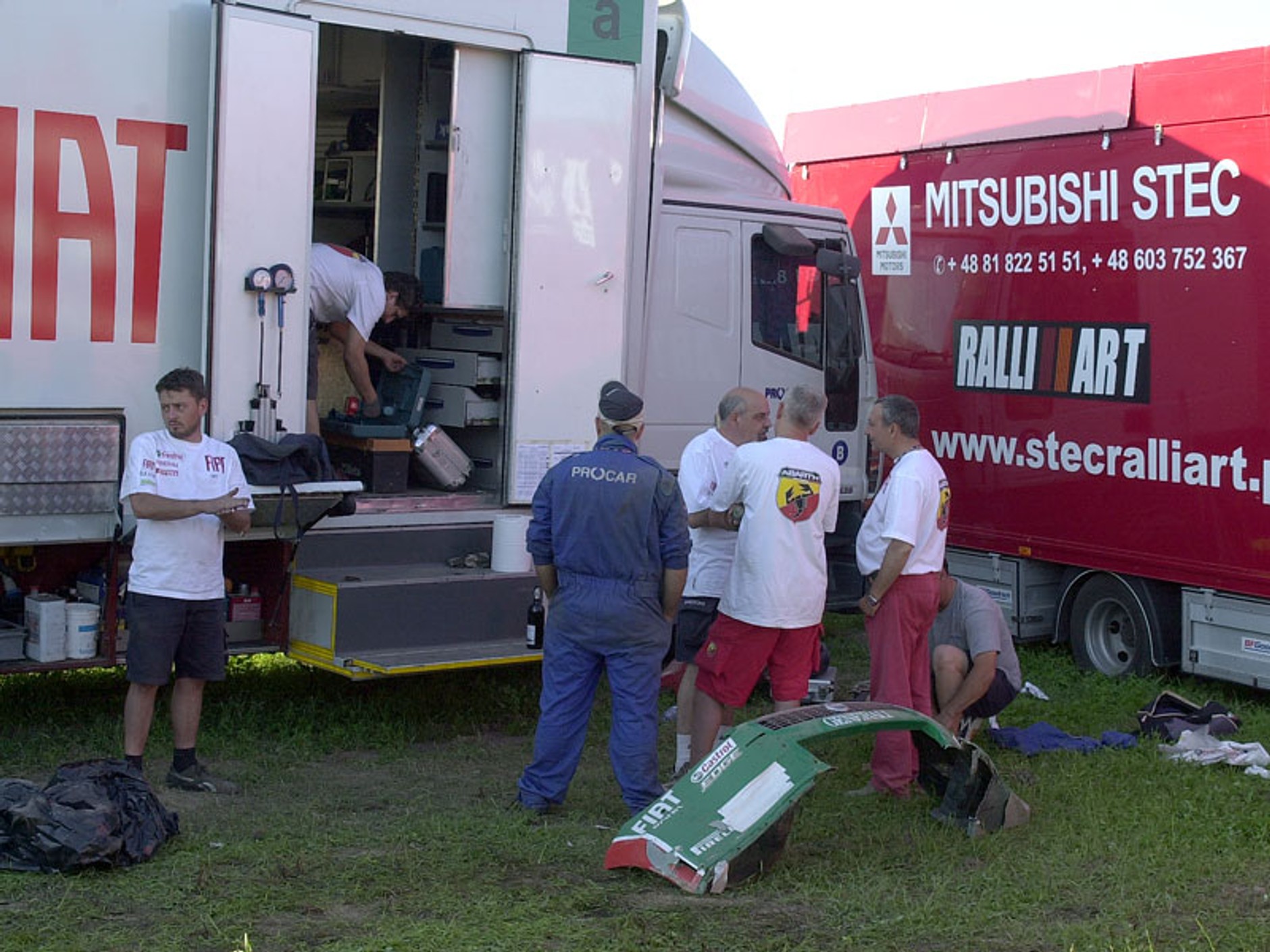 Rajd Polski 2007: wypadek Dudy, kurz i emocje (fotogaleria)
