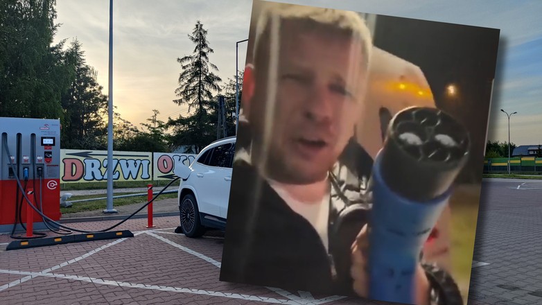 Filip Chajzer utknął na autostradzie. Nie mógł naładować auta elektrycznego
