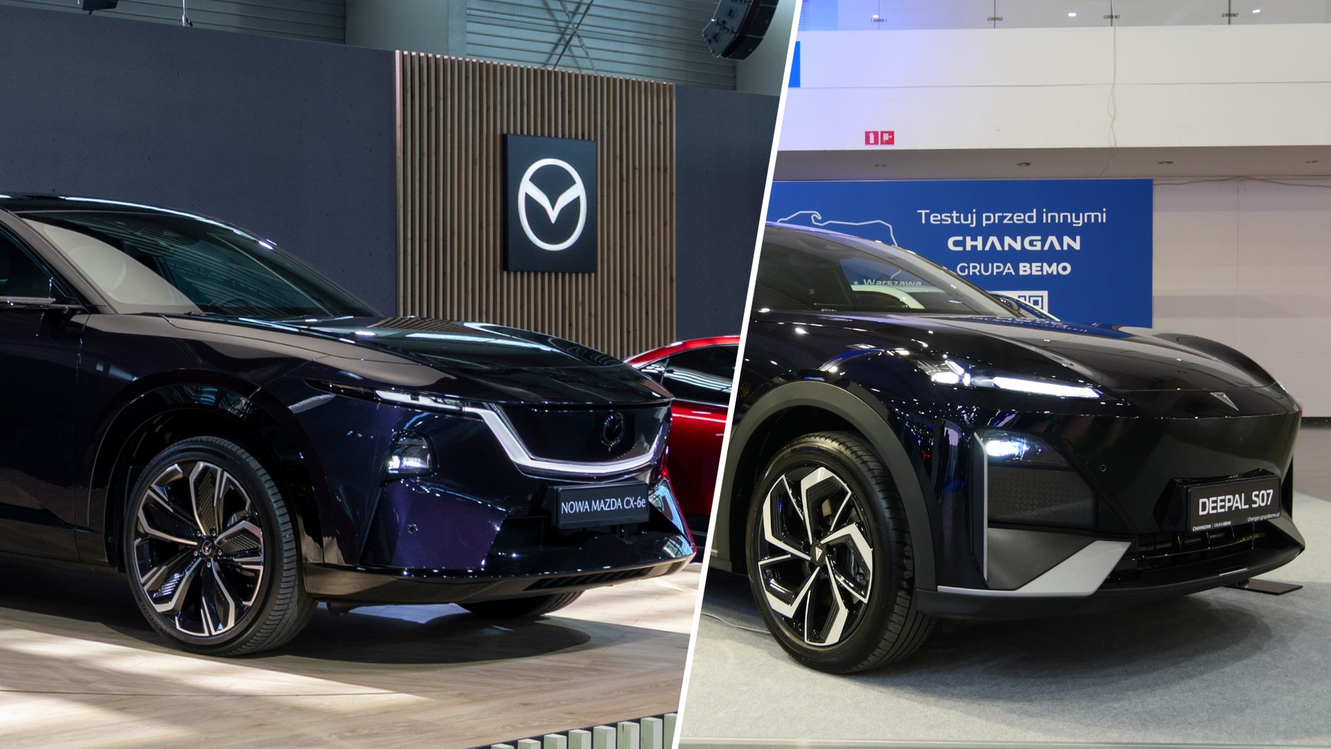 Między Changanem i Mazdą widać podobieństwa, ale tych aut nie sposób pomylić. 