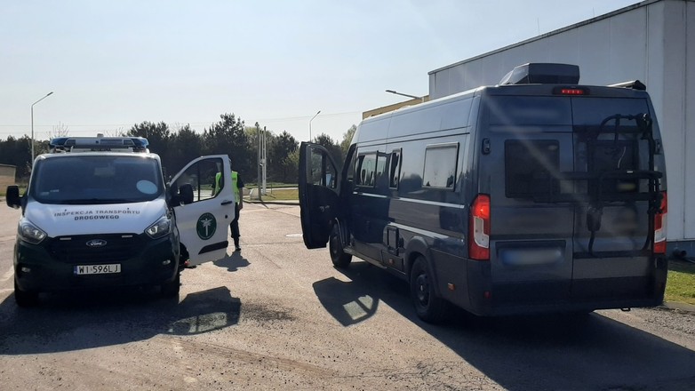 kradziony kamper ITD