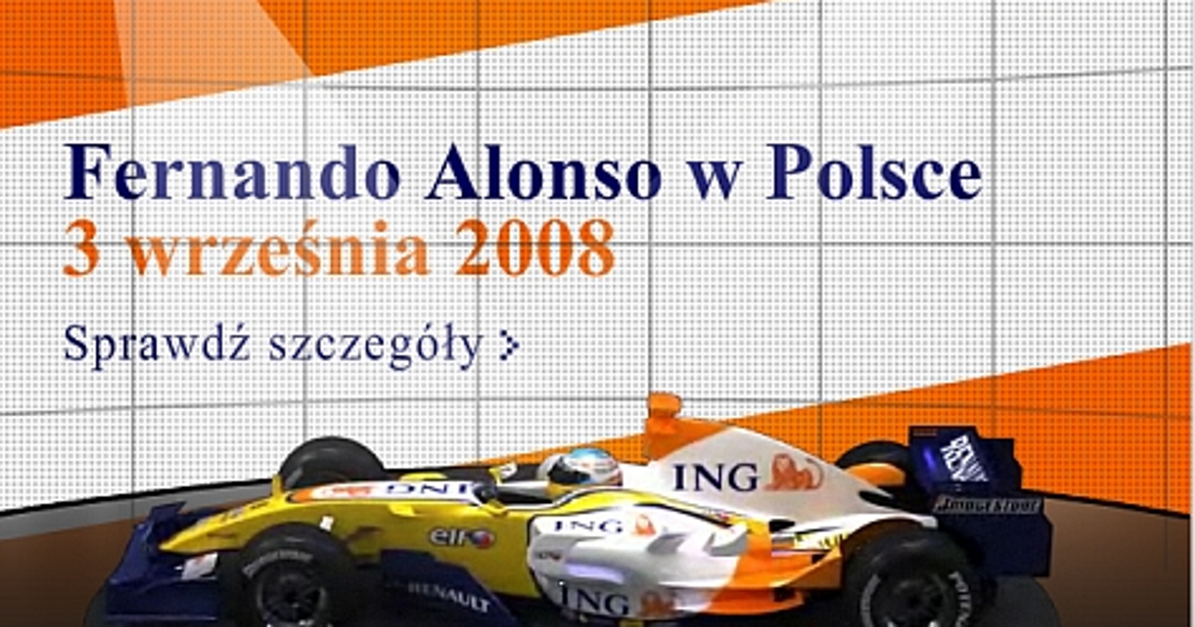 Fernando Alonso w Warszawie