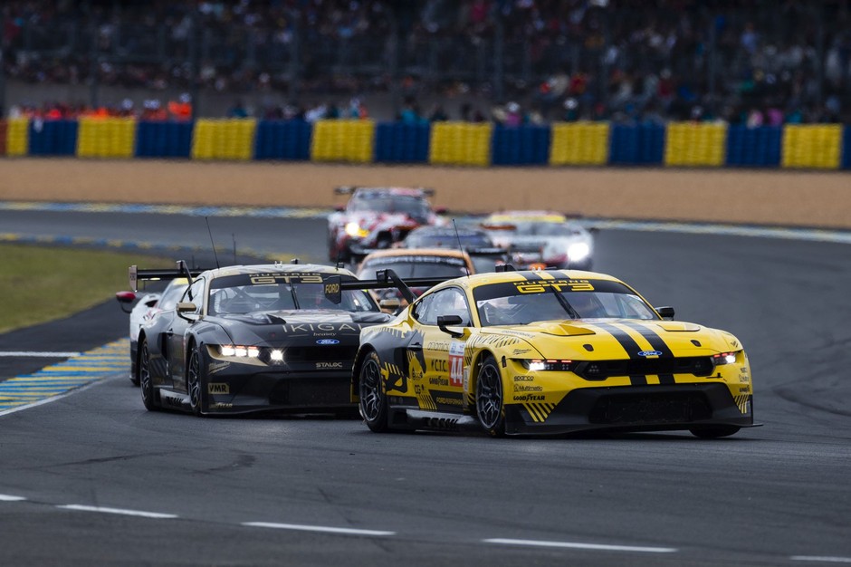 Ford Mustang GT3 podczas wyścigu 24h Le Mans 2024