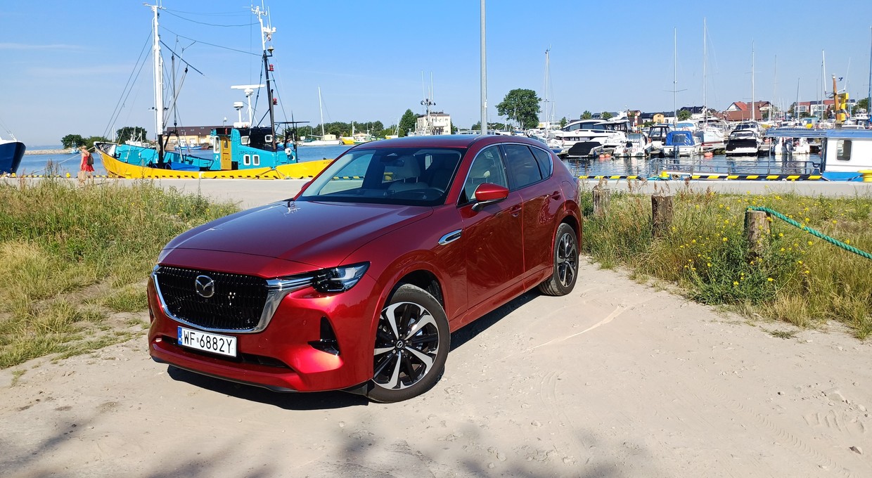 Pojechałem na Hel Mazdą CX-60 z dużym dieslem. Jest świetna, ale nie dla każdego