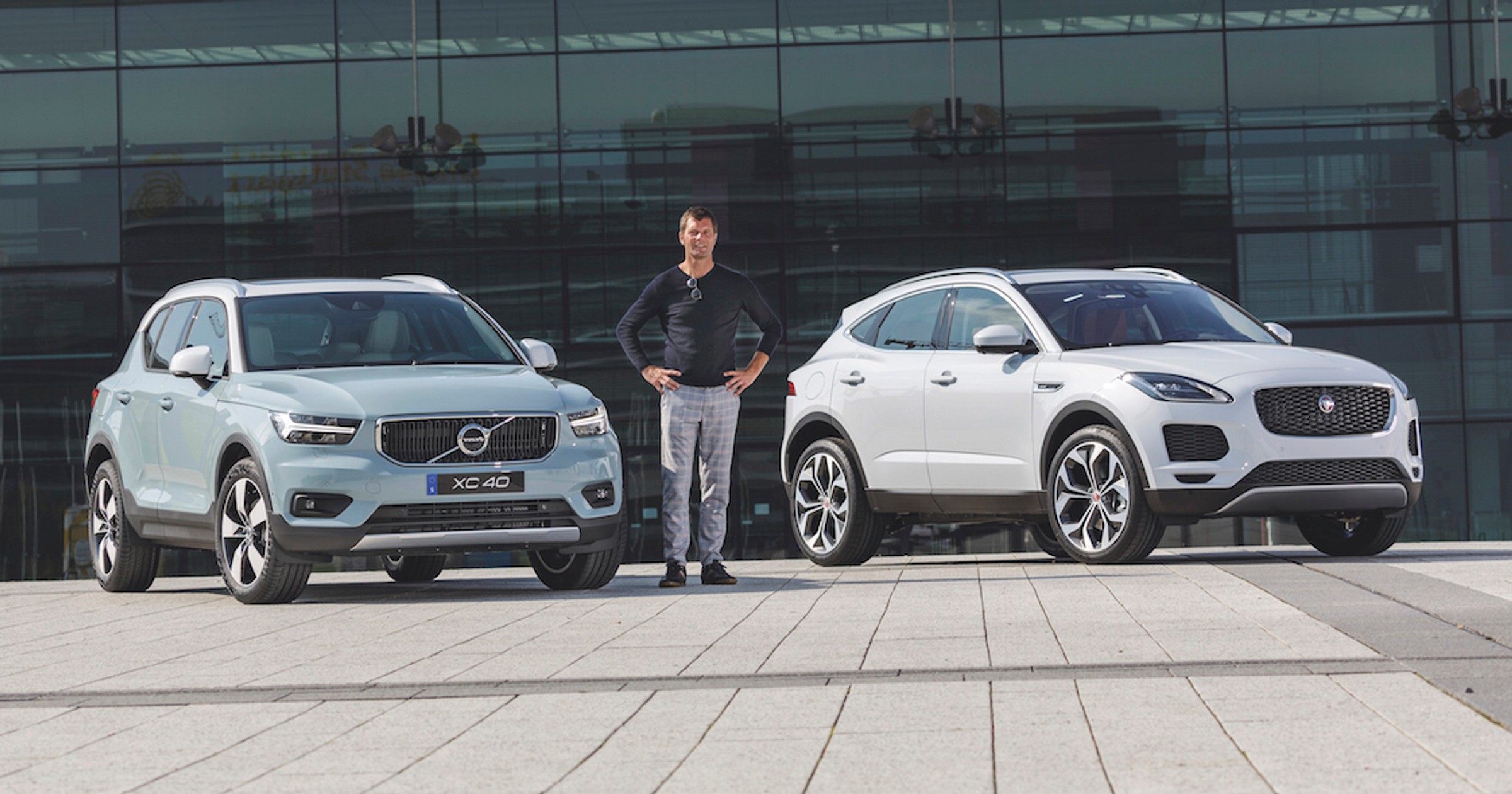 Jaguar E-Pace i Volvo XC40