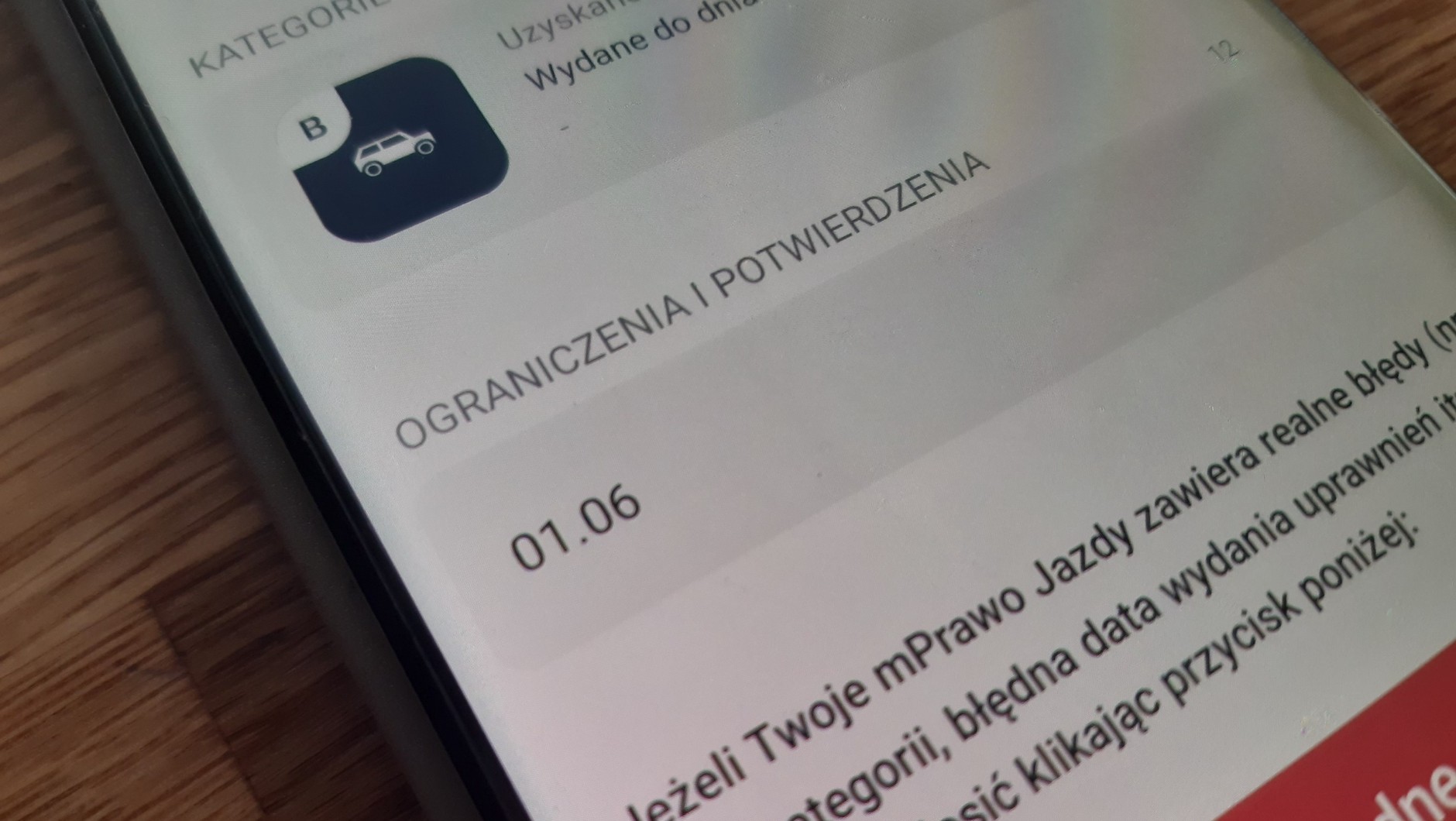 mPrawo jazdy jeż ma rubrykę „ograniczenia”