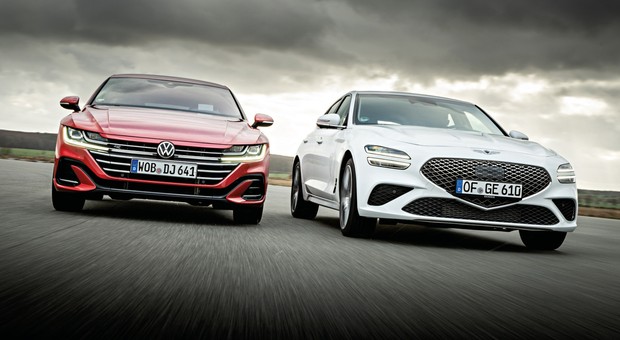 Znasz taką markę premium? Genesis G70 kontra VW Arteon, czyli pojedynek w klasie biznes
