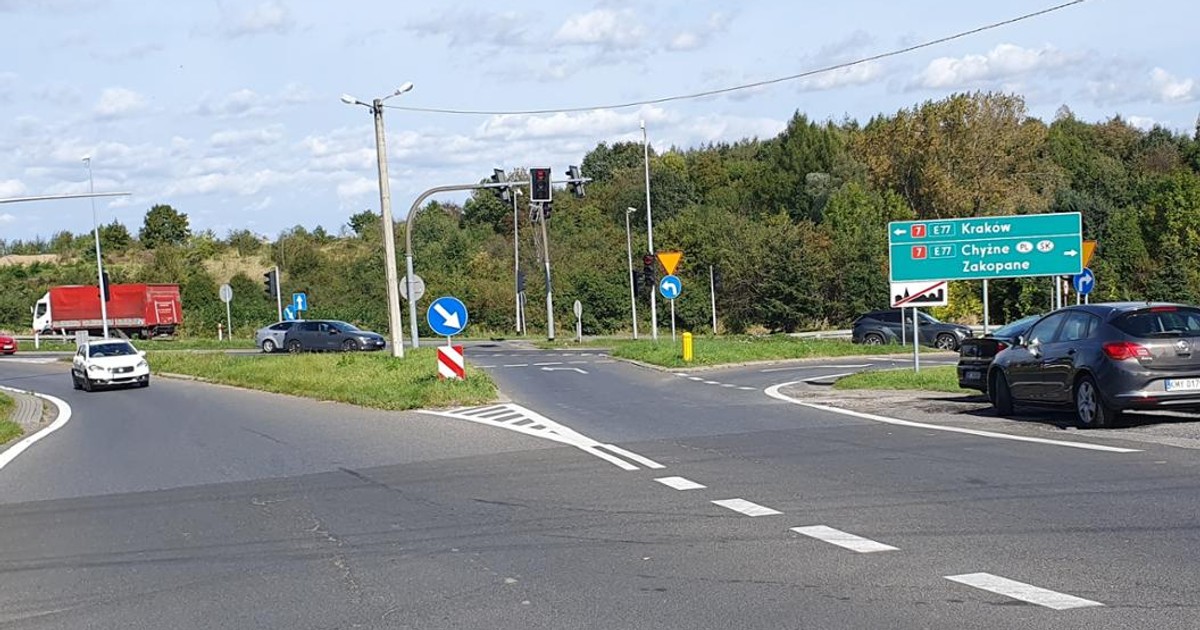 GDDKiA szykuje się do przebudowy skrzyżowania na zakopiance