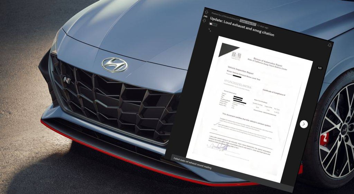 Złamał normy emisji hałasu, chociaż miał seryjne auto