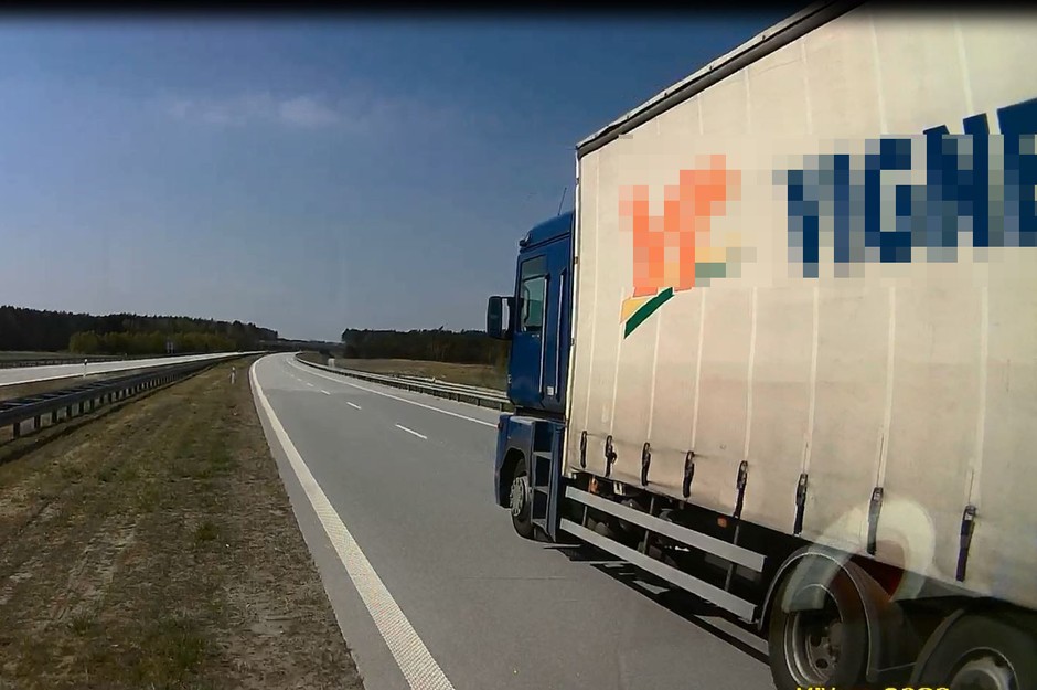 Pijany kierowca ciężarówki