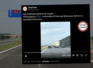 Szokująca jazda kierowcy Mercedesa znanej celebrytki. Klaudia El Dursi ma kłopoty