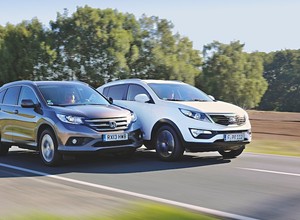Honda CR-V 1.6 i-DTEC kontra Kia Sportage 1.7 CRDi