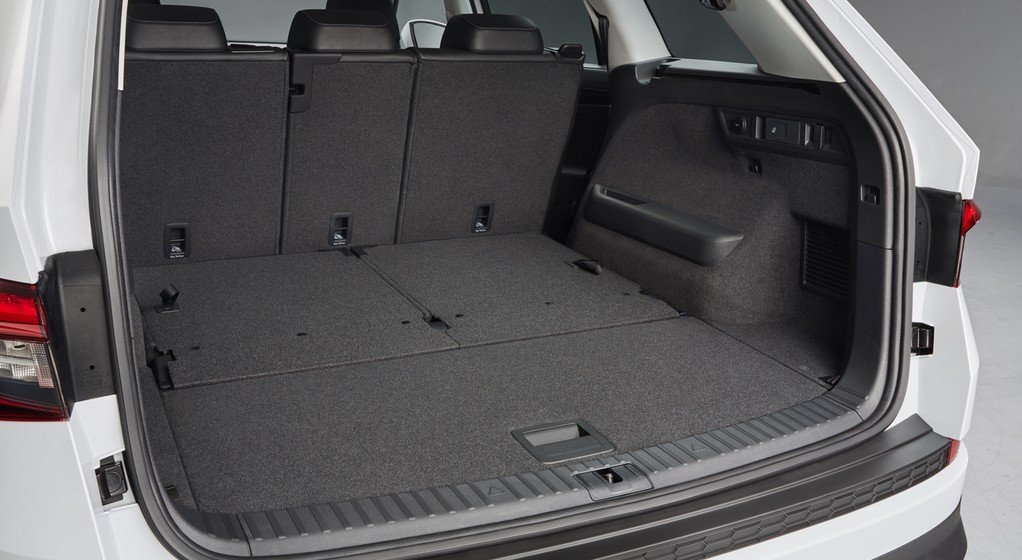 Skoda Kodiaq oferuje pojemny i funkcjonalny bagażnik