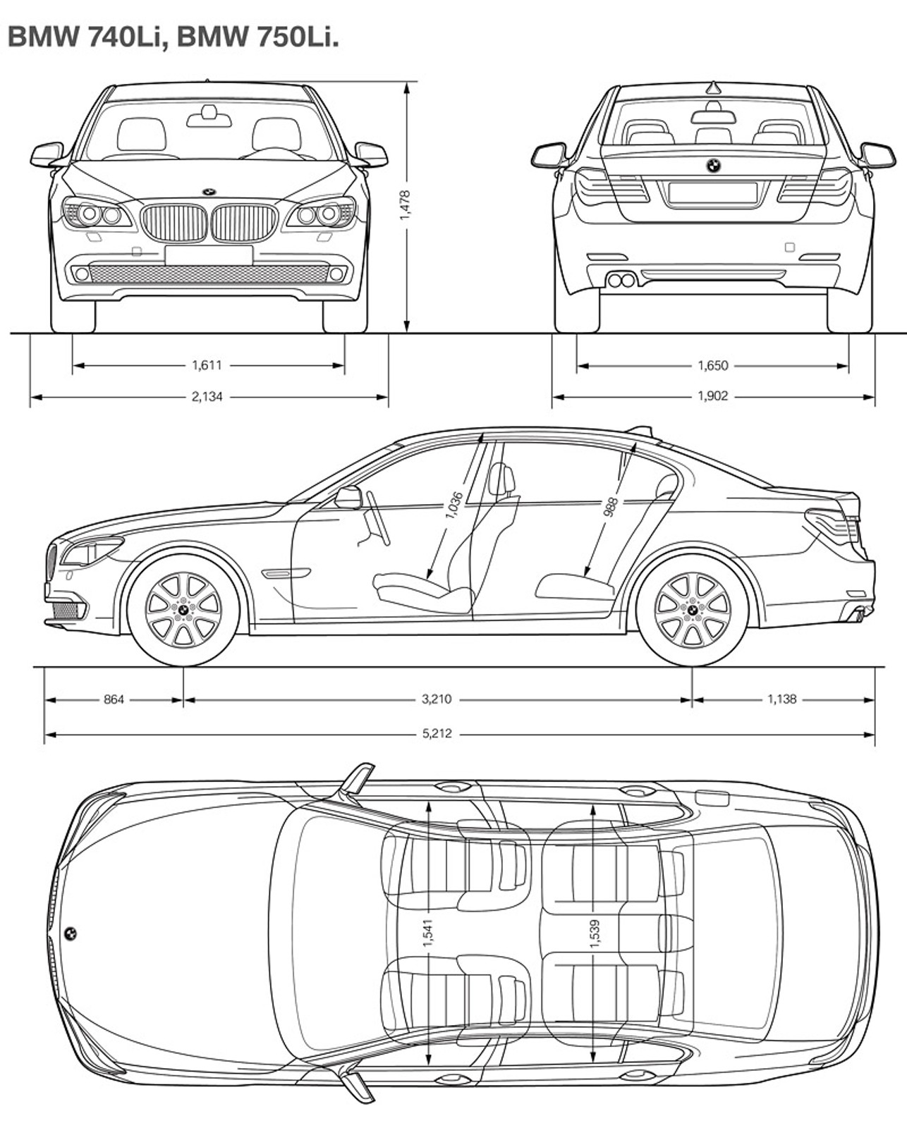 BMW: 740i bez 8-cylindrowego silnika, 750i z dwoma turbosprężarkami
