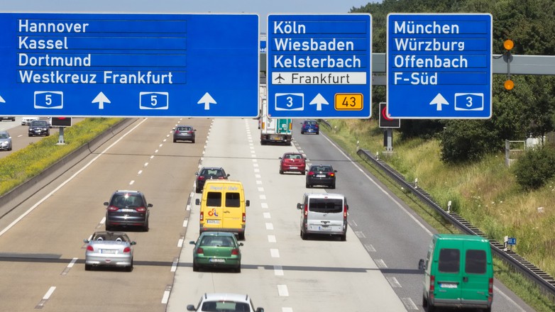 Niemiecka autostrada - zdjęcie ilustracyjne