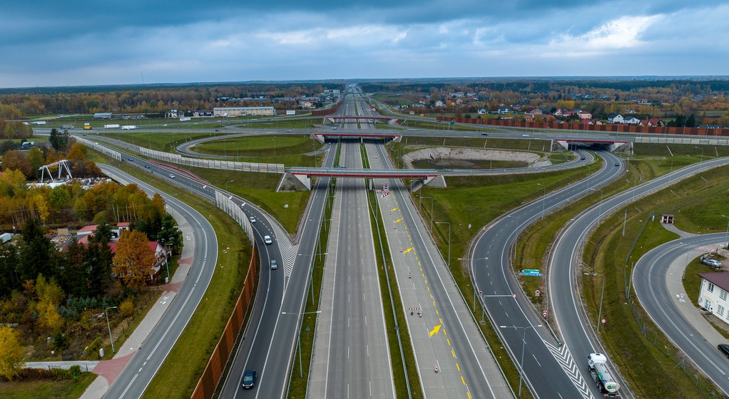Węzeł Lubelska. Połączenie drogi ekspresowej S17 z A2 i S2