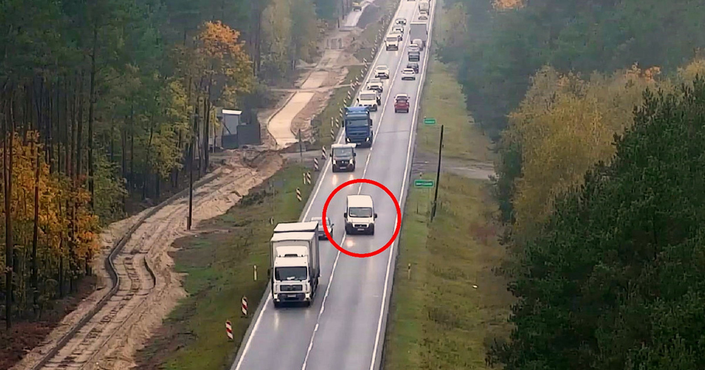 Naruszenia przepisów na drodze w remoncie: kontrole i mandaty.