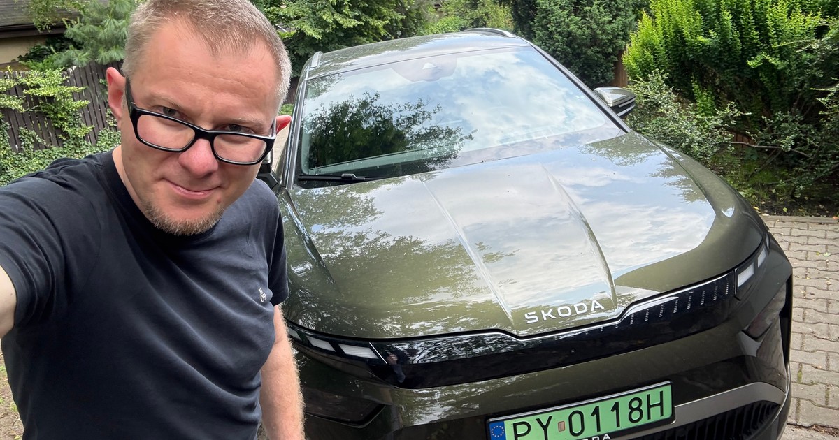 Skoda Enyaq po face liftingu pozostała starą, dobrą Skodą Enyaq. Zmieniła się kosmetyka