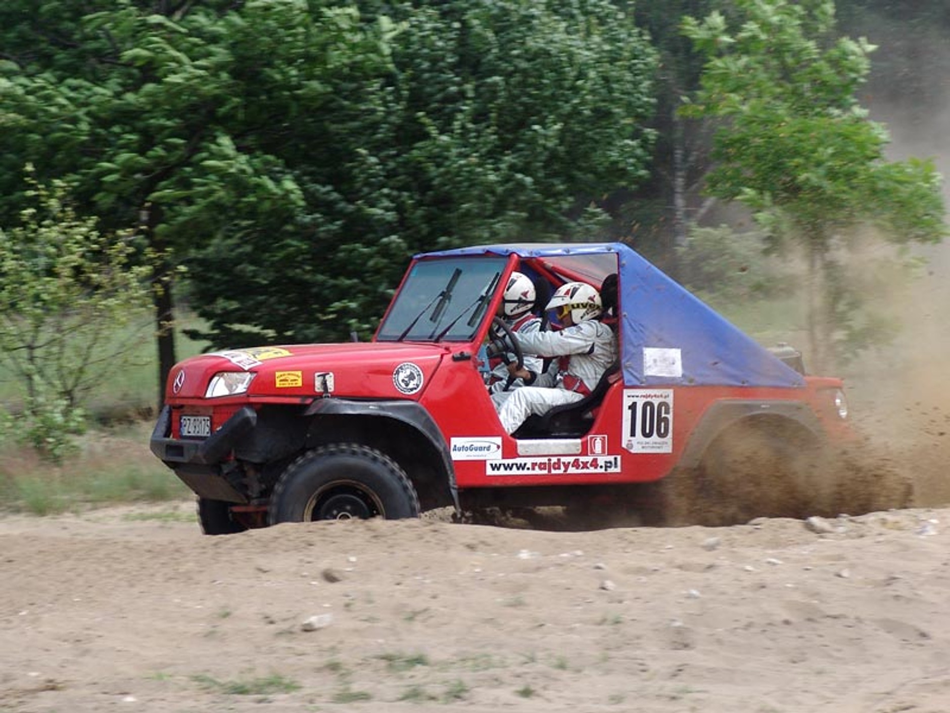 Polskie Safari 2007: w upale i piasku (fotogaleria)