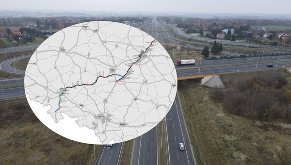 Po rozbudowie to będzie najdłuższa droga ekspresowa w Polsce. Mapa robi wrażenie
