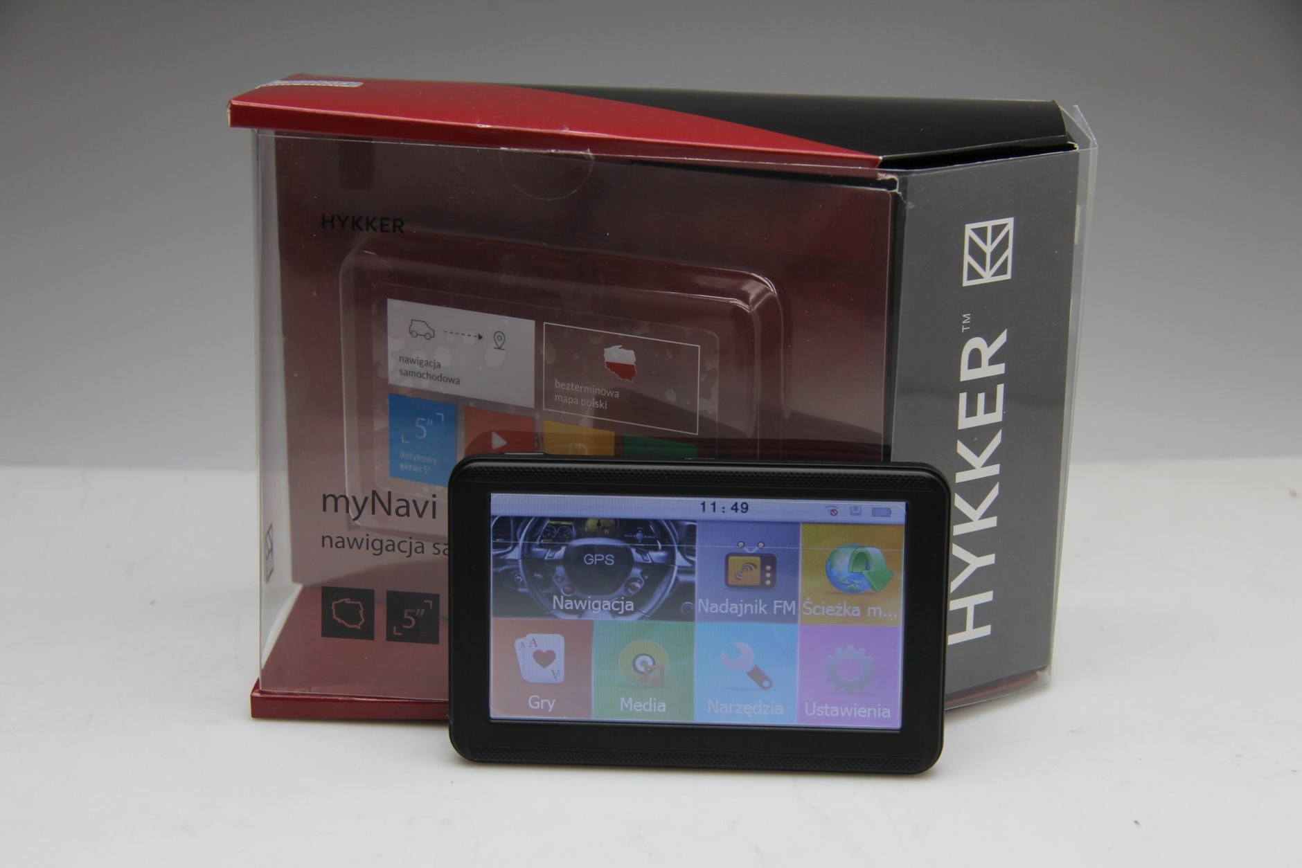 Nawigacja z Biedronki - Hykker myNavi 5
